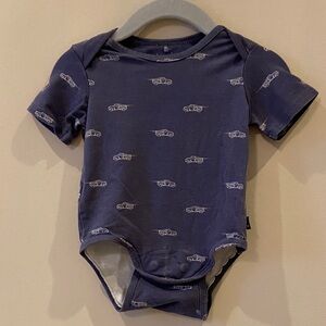 Magnetic Me Midnight Blue Car Print Bodysuit